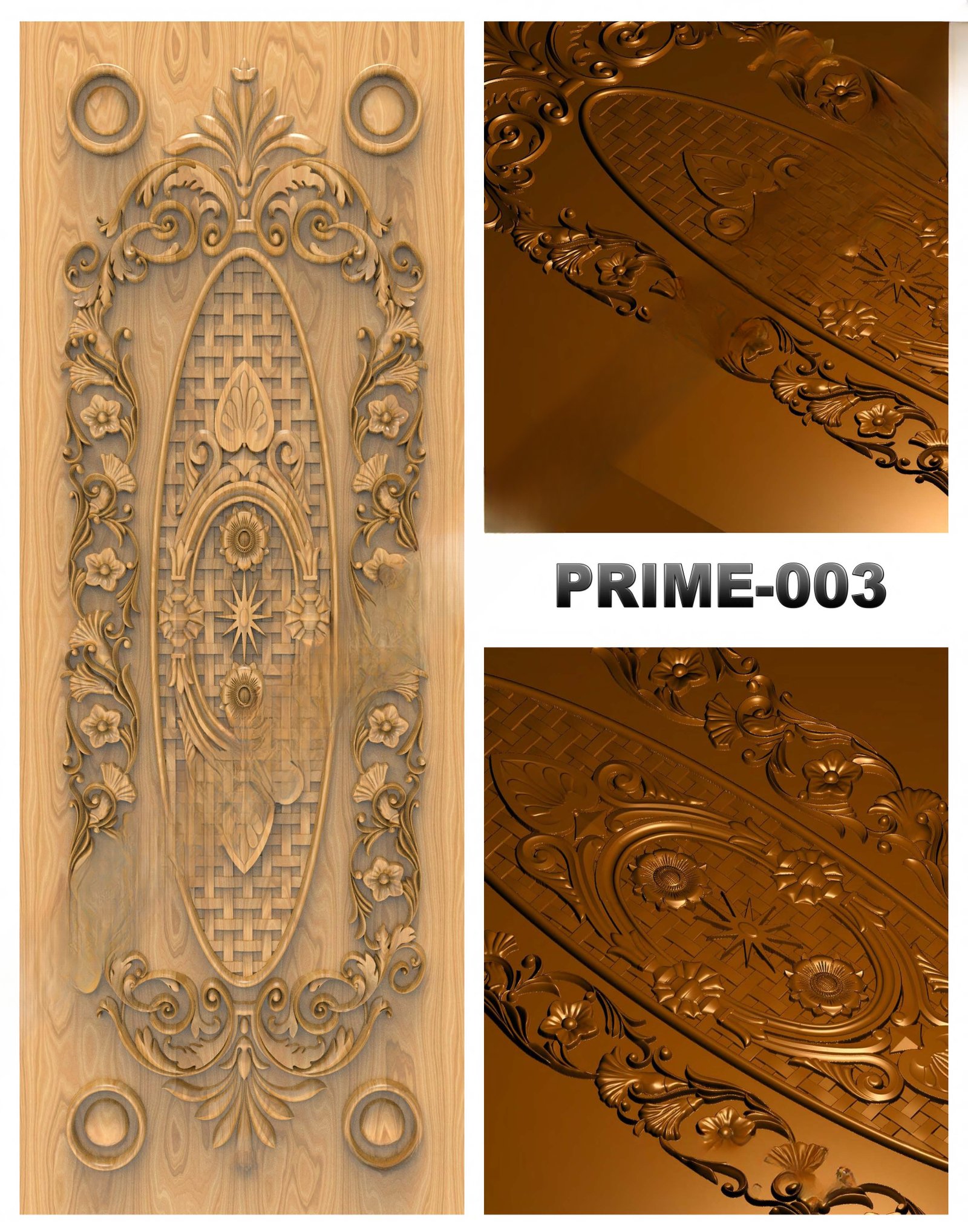 prime designs - PRIME-03 Divine Carved Relief CNC Design